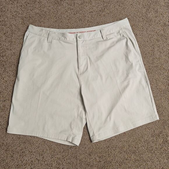 Rhone Commuter Shorts Mens 40 Beige Chino Performance‎ Casual - Picture 2 of 13